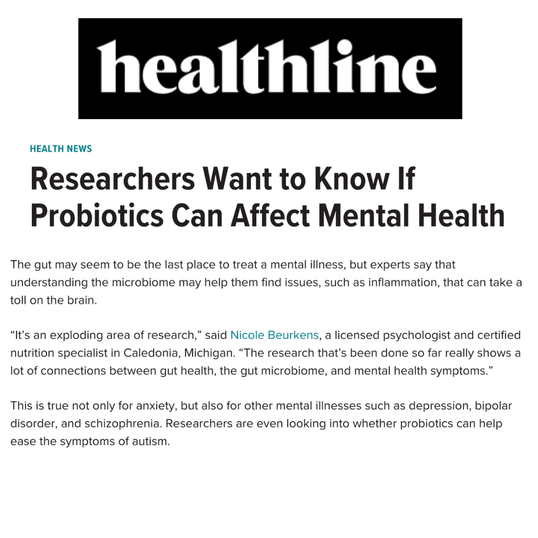 Healthline Probiotics Mental Health