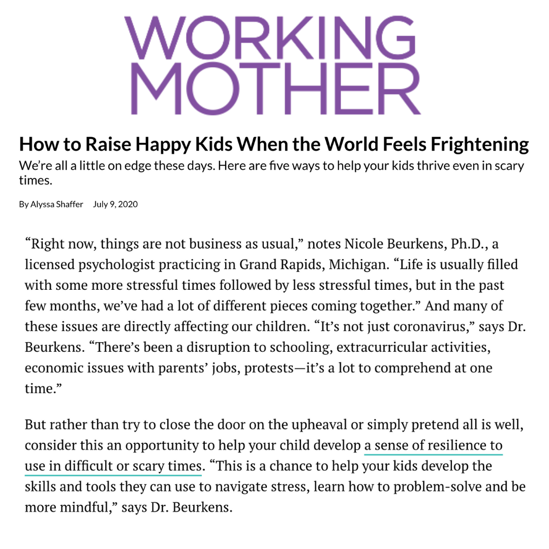 Working Mother World Frightening